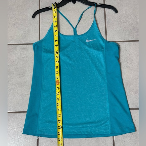 Nike Women Athletic Dri-Fit Green/Blue Tank Top size M - Picture 6 of 7